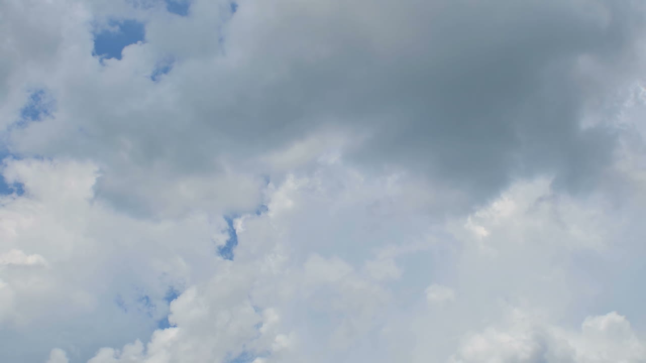 Clouds in the sky. Timelapse. Shooting of Timelapse