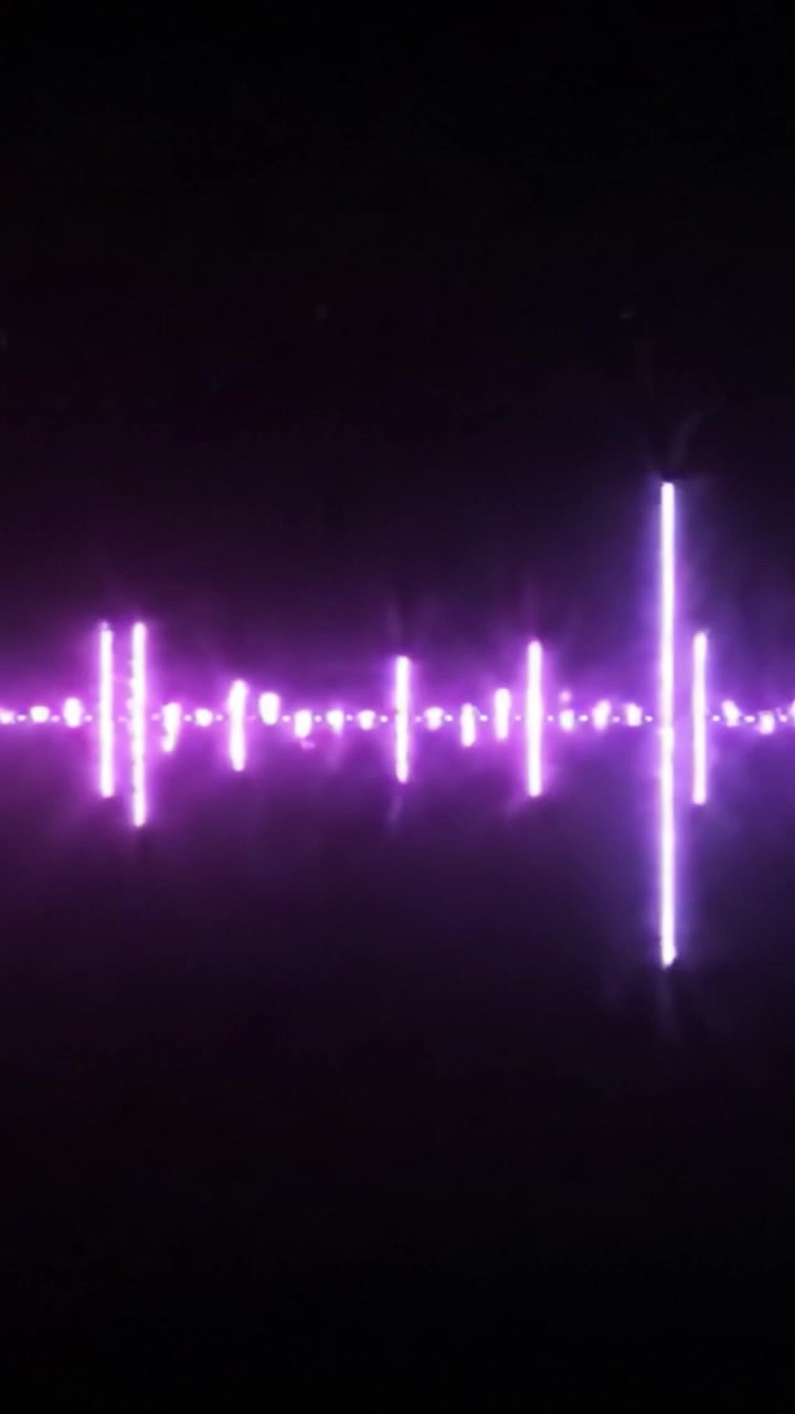 A Striking Visual Representation of Sound Waves Transitioning from Blue to Pink, Highlighting the Dynamic Range and Rhythm of Audio Frequencies