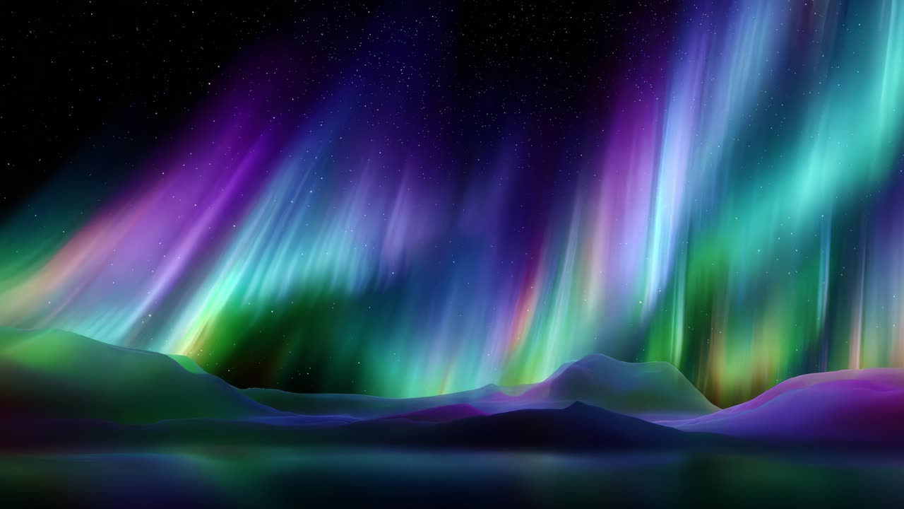 Breathtaking Display of Auroras Illuminating the Night Sky in Stunning Colors and Patterns Over Serene Landscape, Creating a Magical and Transcendent Experience of Nature's Beauty and Wonder
