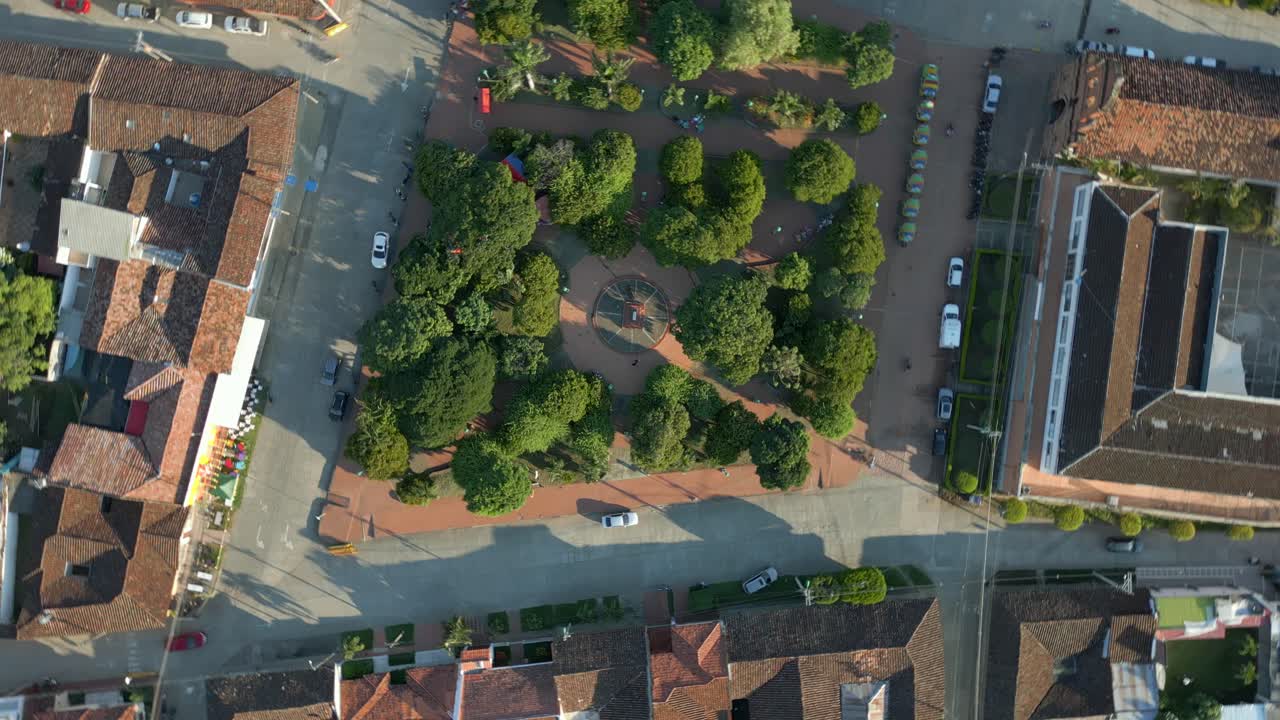 vista aérea del parque roldanillo