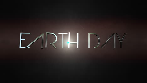 earth day with fashion light of stars in galaxy