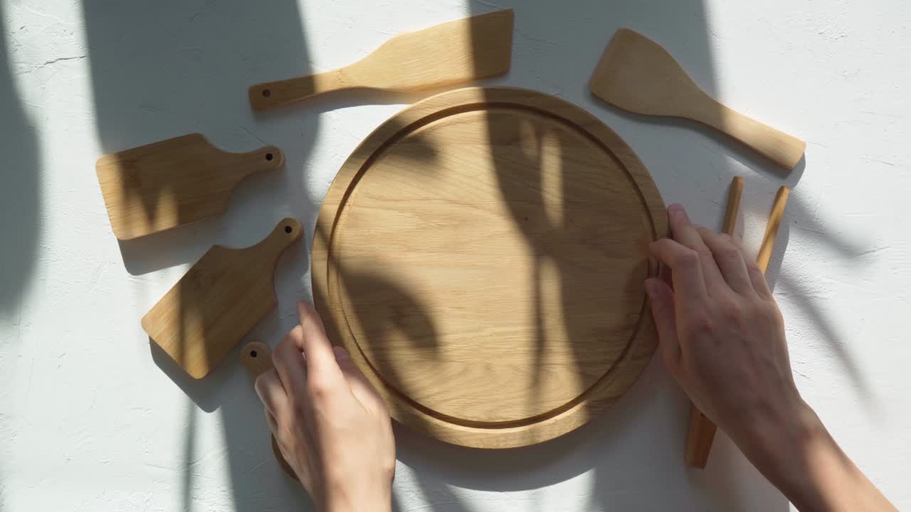 색에 음식 요리 배경. 복사 공간과 함께  뷰. 친환경 식구