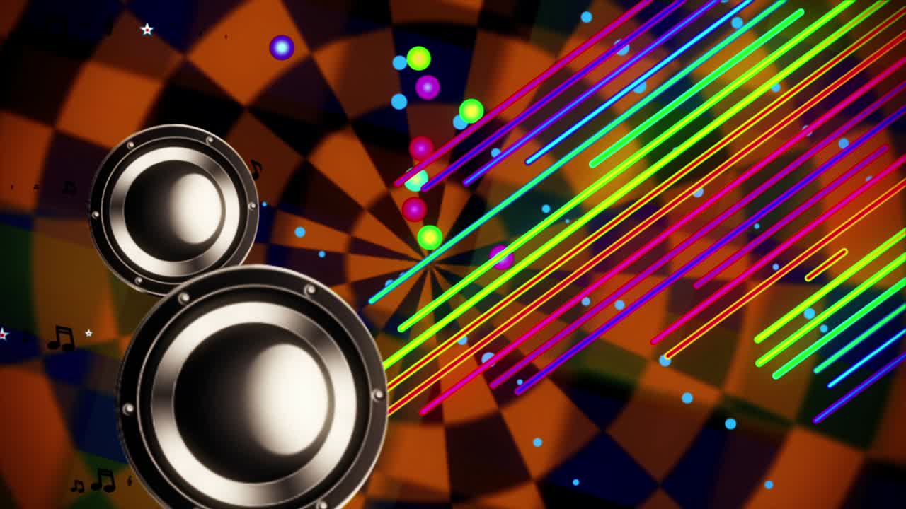 음악 스트럼 빈티지 vj 루프