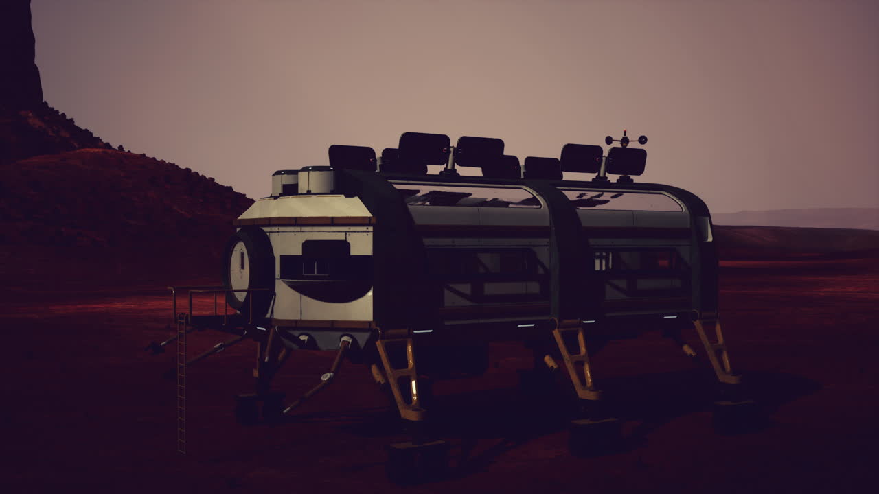 habitat de marte y concepto de rover