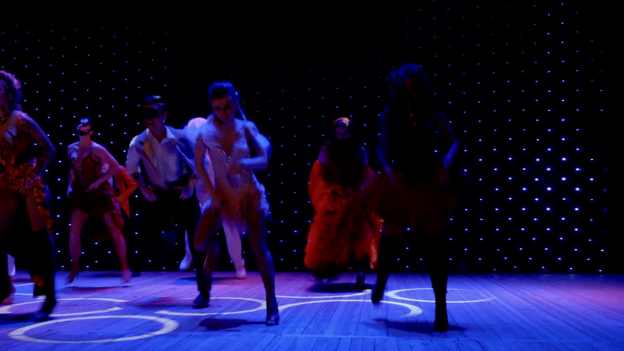 Modern performance with unusual heroes, dances and songs in theatre