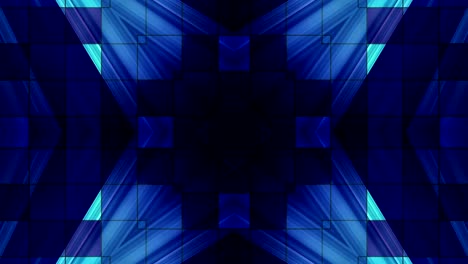 kaleidoscopio abstracto de bucle de fondo, animación, renderización y bucle