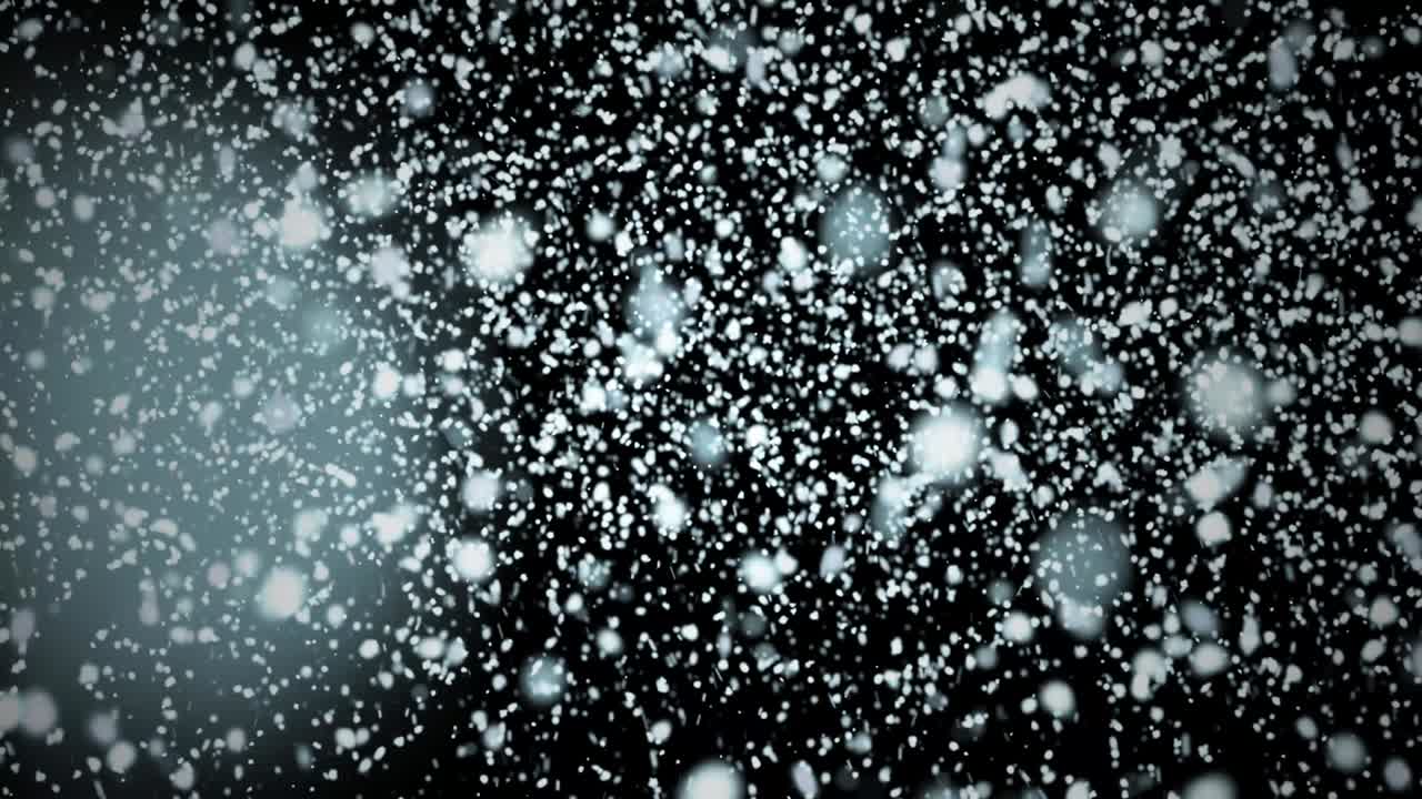 caída de fuertes nevadas. animación de tormenta de nieve. concepto de condiciones climáticas. fondo de invierno.