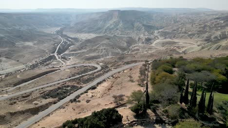 4K-High-resolution-drone-video-of-Ben-Gurion’s,-Tomb-National-Park,-Midreshet-Ben-Gurion,-Midreshet-Sde-Boker-BenGurion,-Grave-Site--Southern-Israel