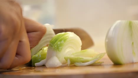 cortar las cebollas