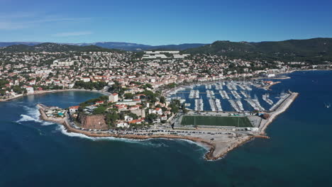 aerial drone footage bandol france