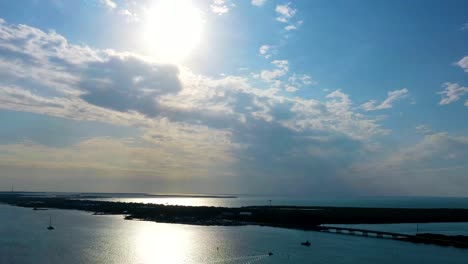 hiperlapso sobre los cayos de florida