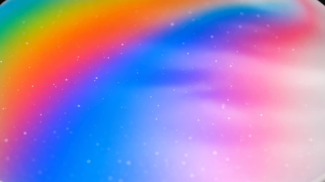 Colorful Abstract Rainbow Gradient Background with Bokeh