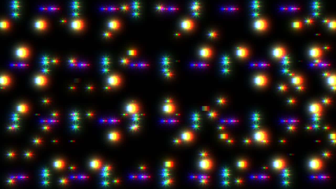 una cuadrícula vibrante de cuadrados coloridos forma un patrón cautivador