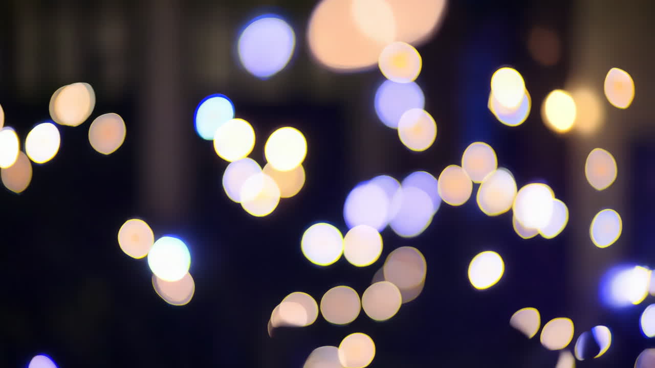 luces bokeh abstractas