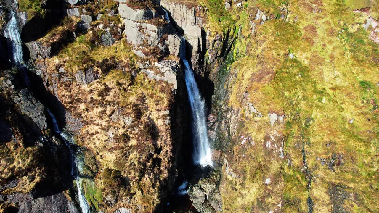 Comeragh Mountains waterford Mahon falls water cascading off the mountain after a storm irish Epic Locations and landscapes