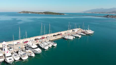 Various-drone-shots-in-beautiful-Urla,-Izmir---the-third-largest-city-in-Turkey