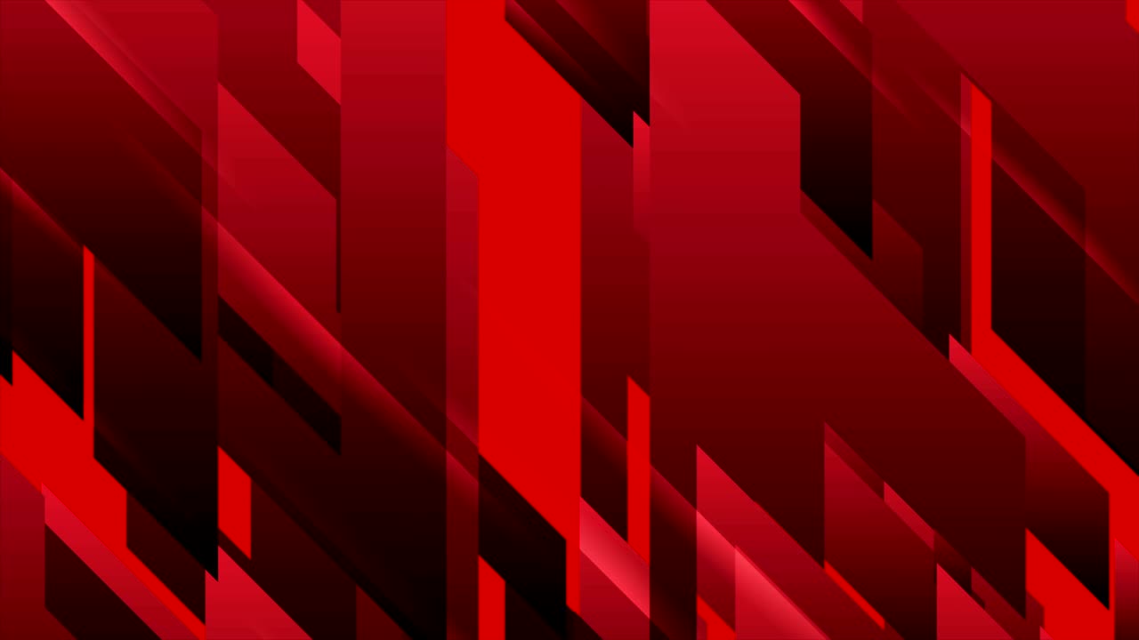 Red tech tech geometric abstract motion background