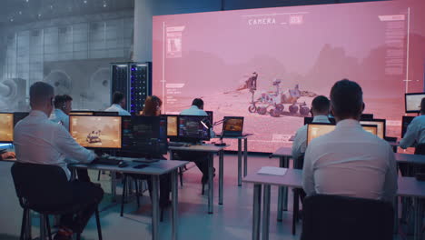 mars mission control room