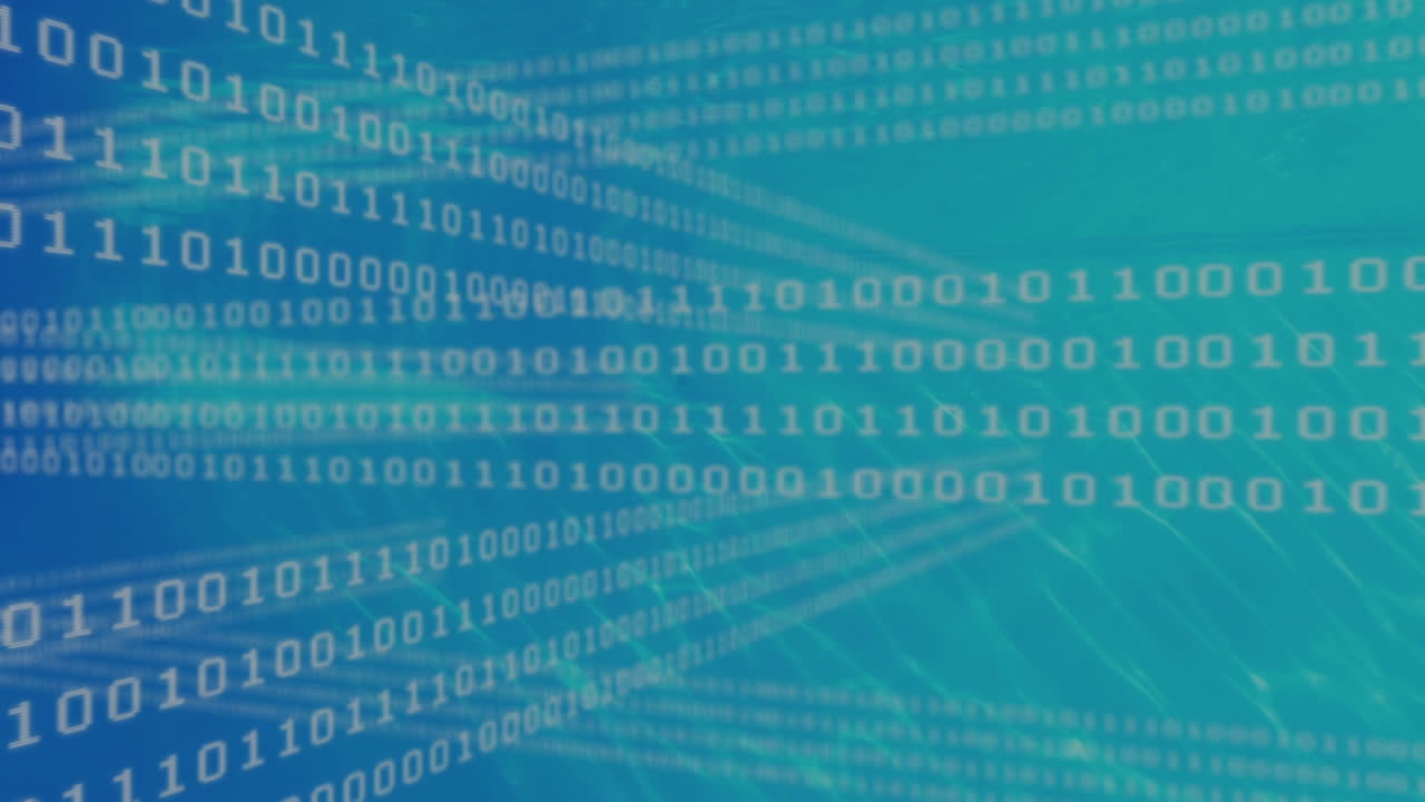 Animation of data processing over shapes