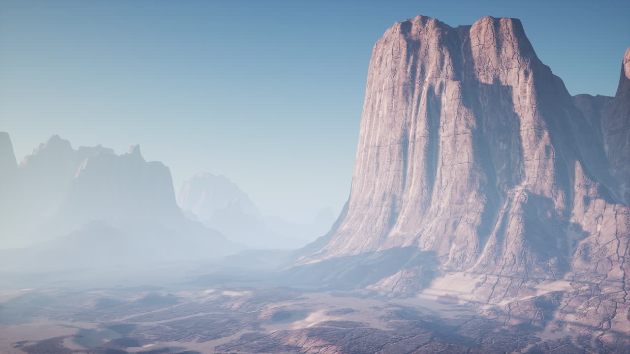 바위 가 많은 사막 풍경