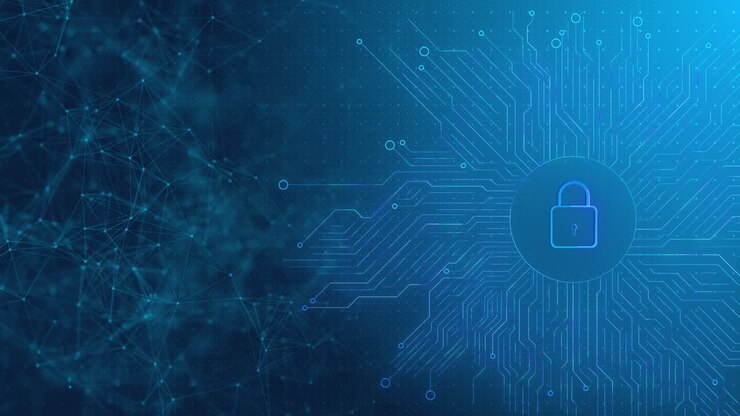 Digital cyber security ransomware email phishing encrypted technology protected secured access