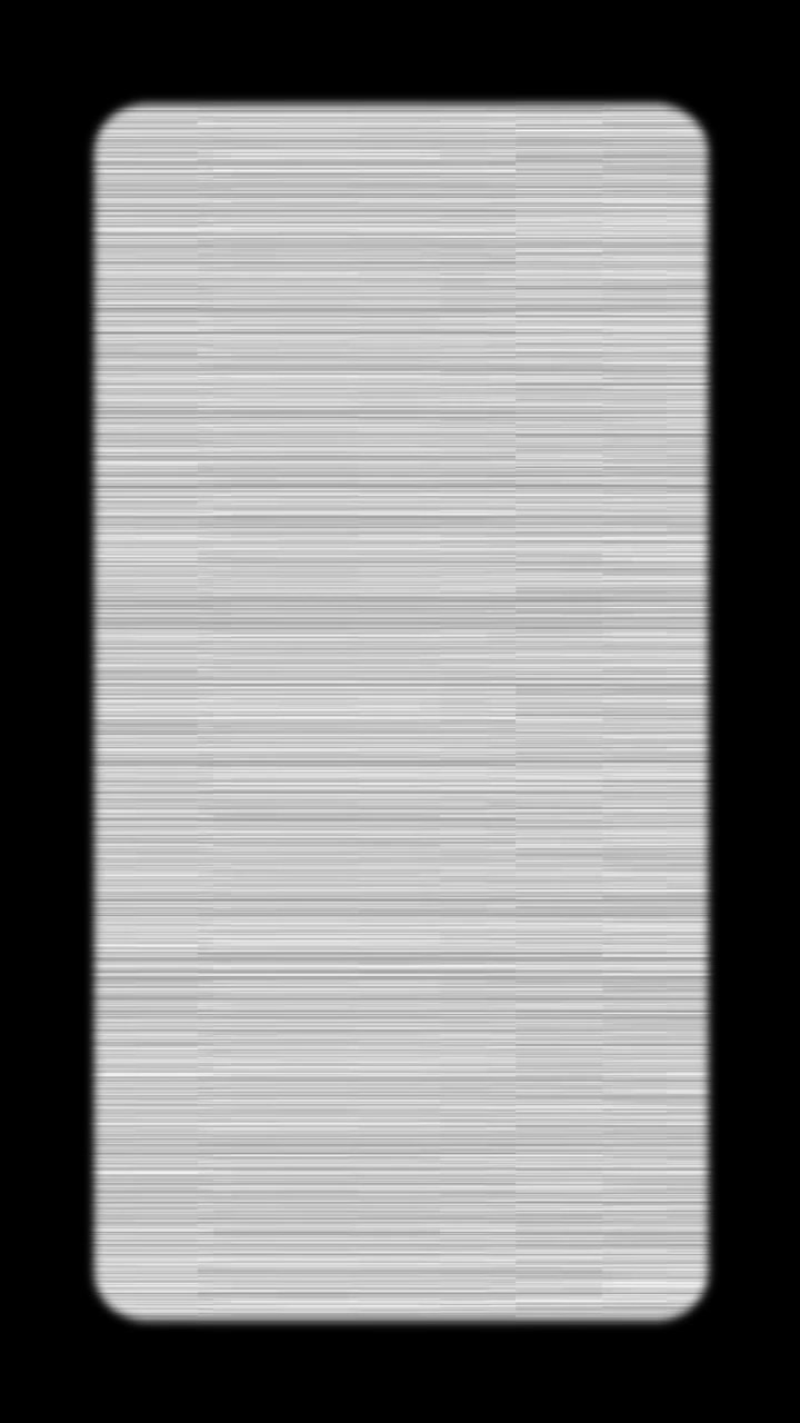 Abstract Vertical Rectangle with Brushed Metal Texture on Black Background