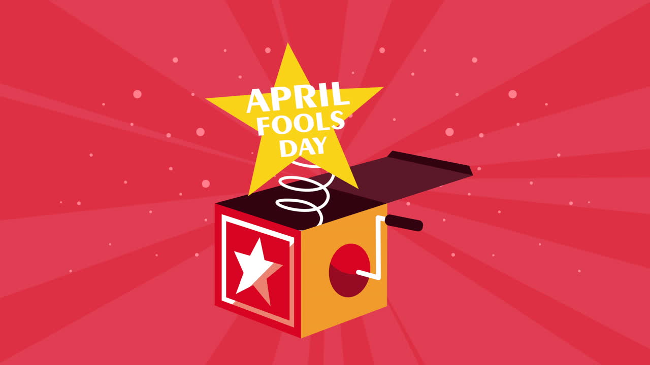 놀라움 상자에서 점프하는 별