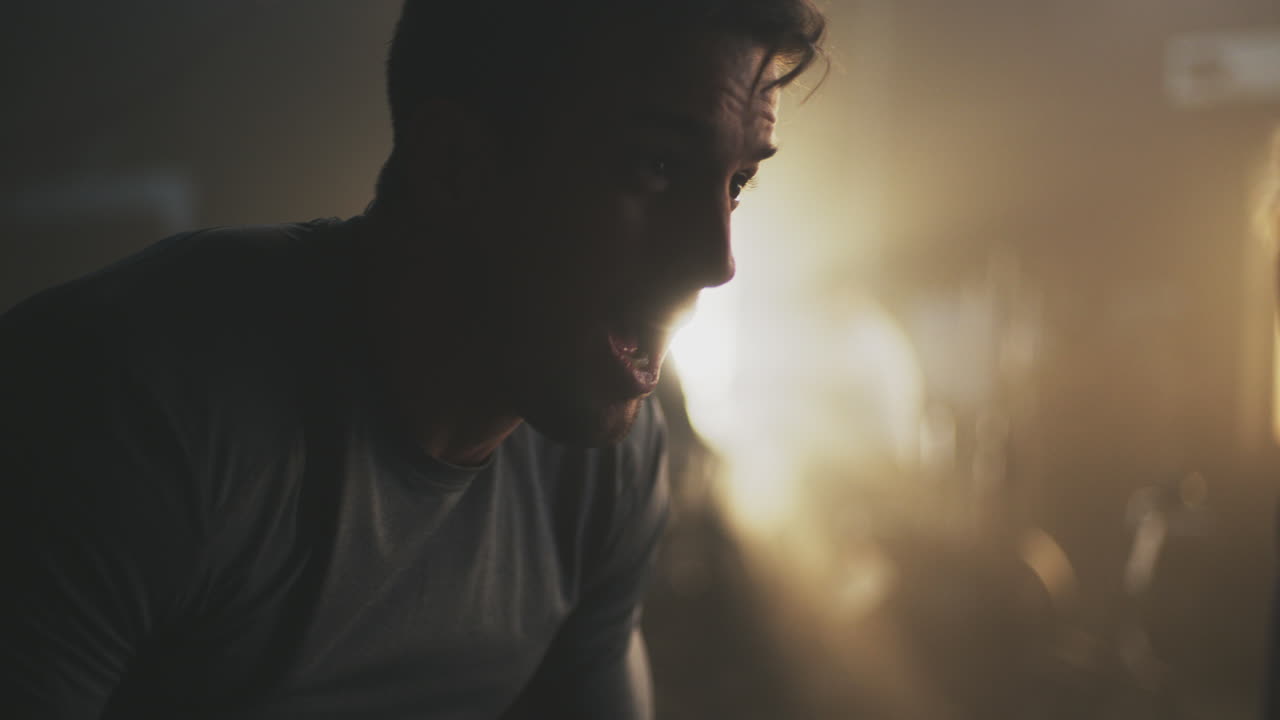 Hombre haciendo ejercicio