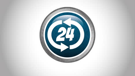 24/7 service icon