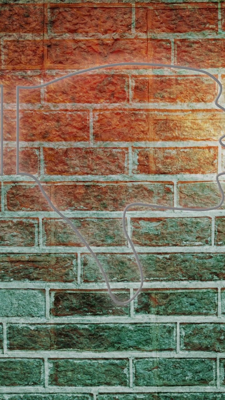 Heart neon sign on brick wall 4k