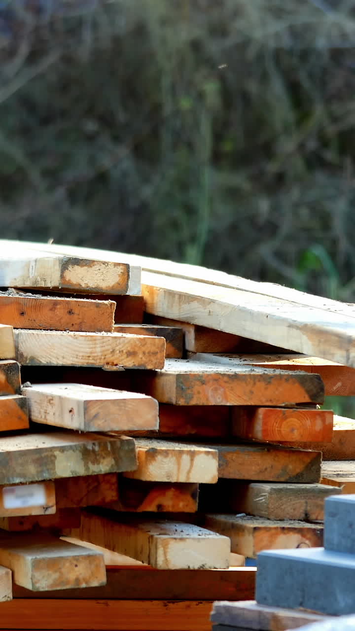 포크리프트 로딩 나무 판