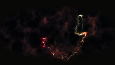glowing shiny  lines effect animation background.