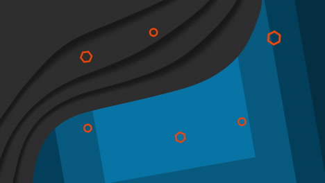 animación de formas que se mueven sobre un fondo gris.