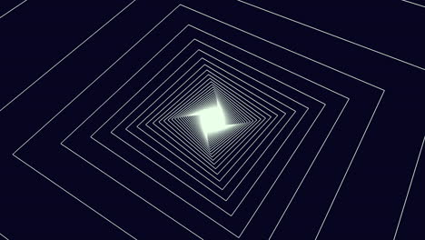 cuadrícula de iluminación monocromática con luz que se mueve de izquierda a derecha