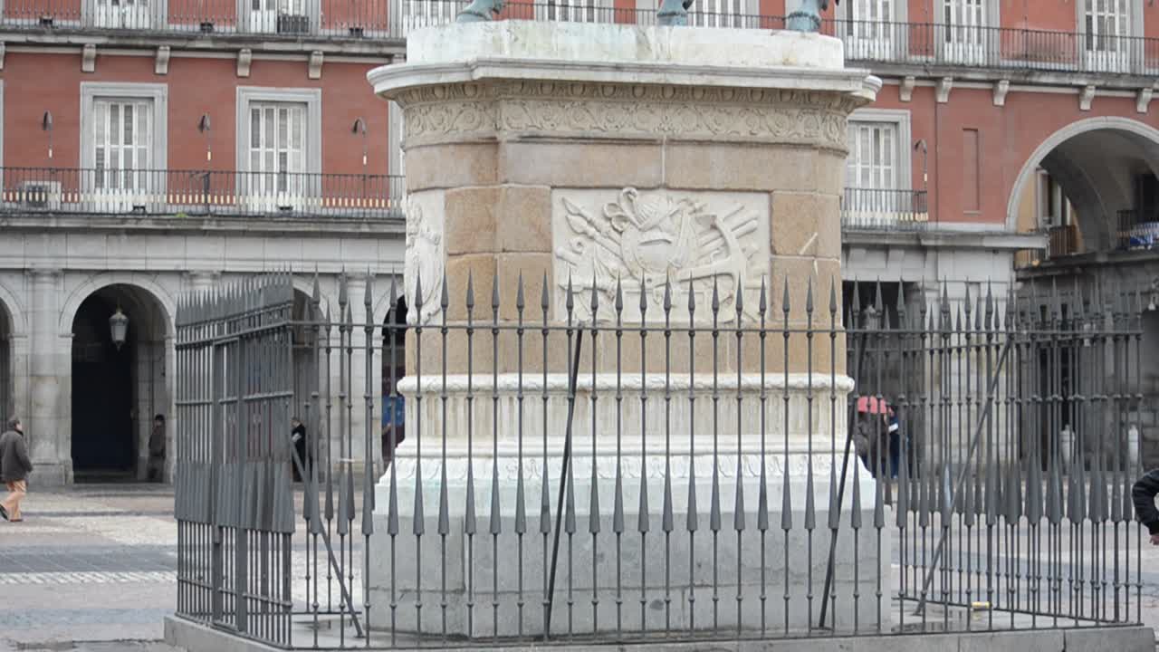 Plaza Mayor nel centro di Madrid, Spagna