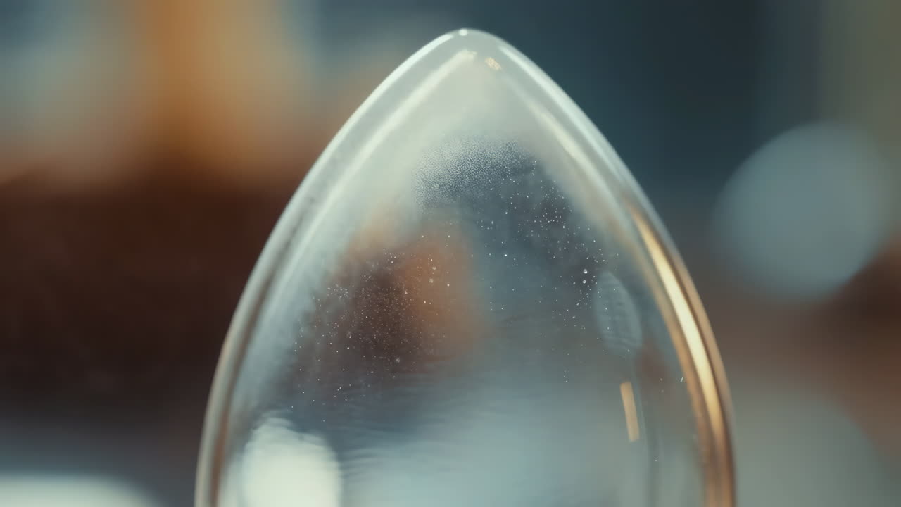 Close-up of a Steam Iron Emitting Steam