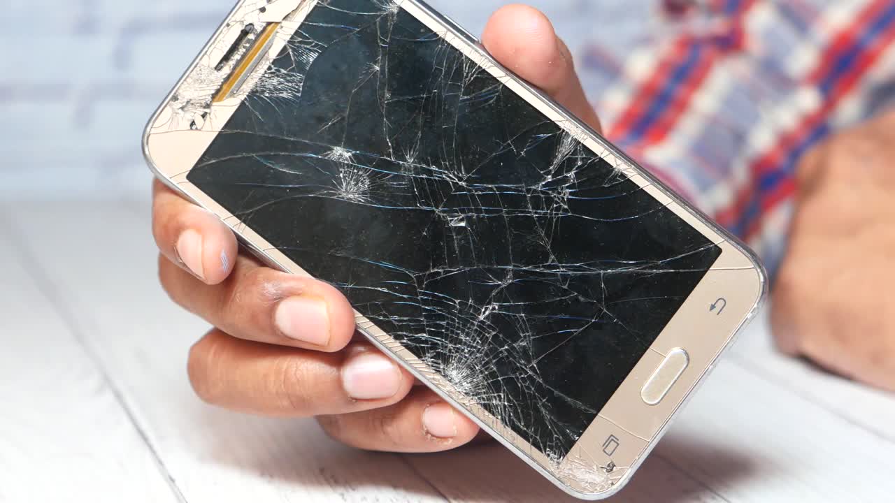 Ødelagt smartphone