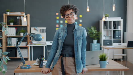 woman in modern office