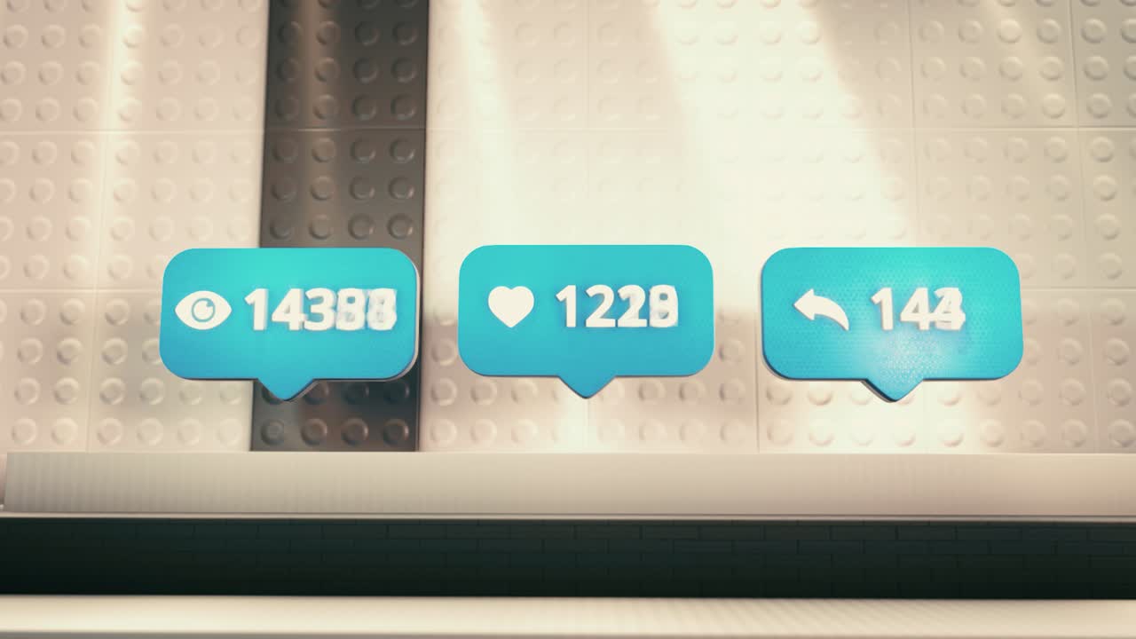 소셜 미디어 포스트 참여 메트릭스