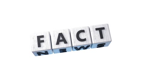 fake news concept. seamless loop. 3d rendering