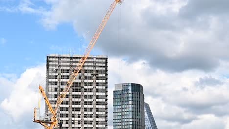 la eliminación de la sede de itv desde el puente de waterloo, londres, reino unido