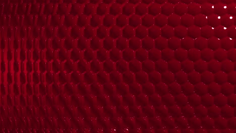fondo de hexágonos rojos 4k