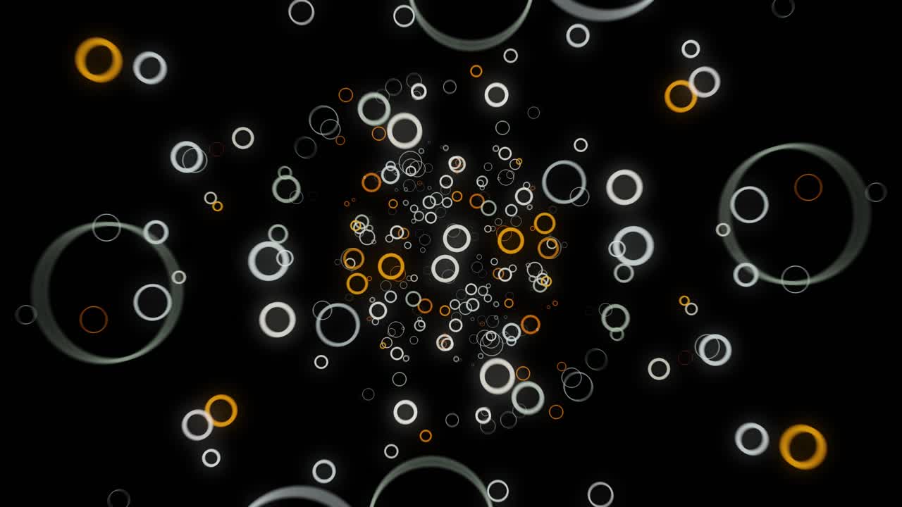 patrón de círculos abstractos