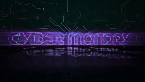 Texto-De-Cyber-Monday-En-La-Placa-Base-Con-Luz-De-Neón