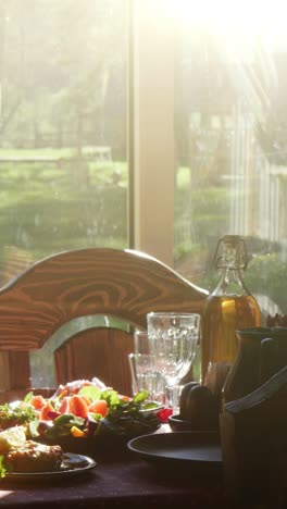 outdoor dining with a view