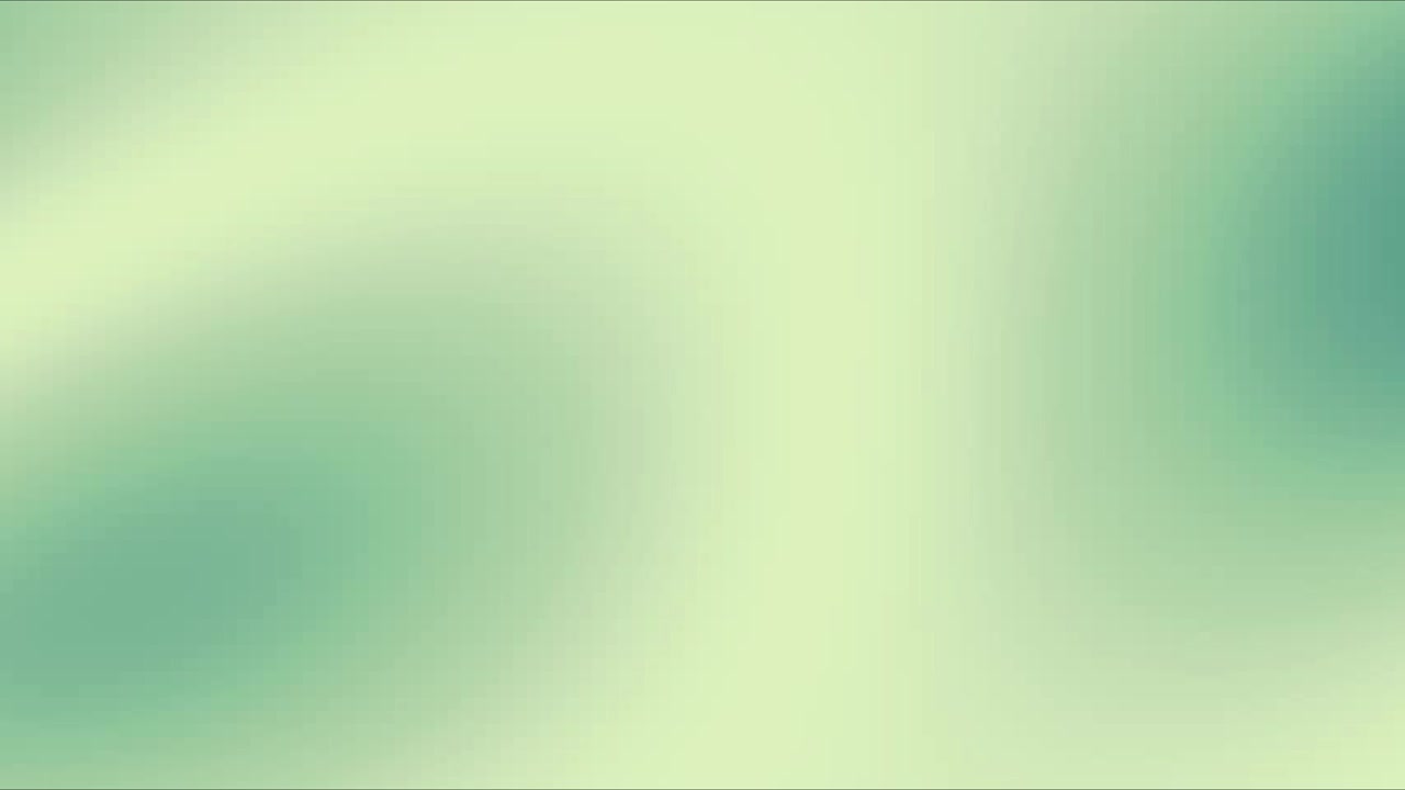 Abstract Motion Background with Soft Green and Cream Gradient Waves