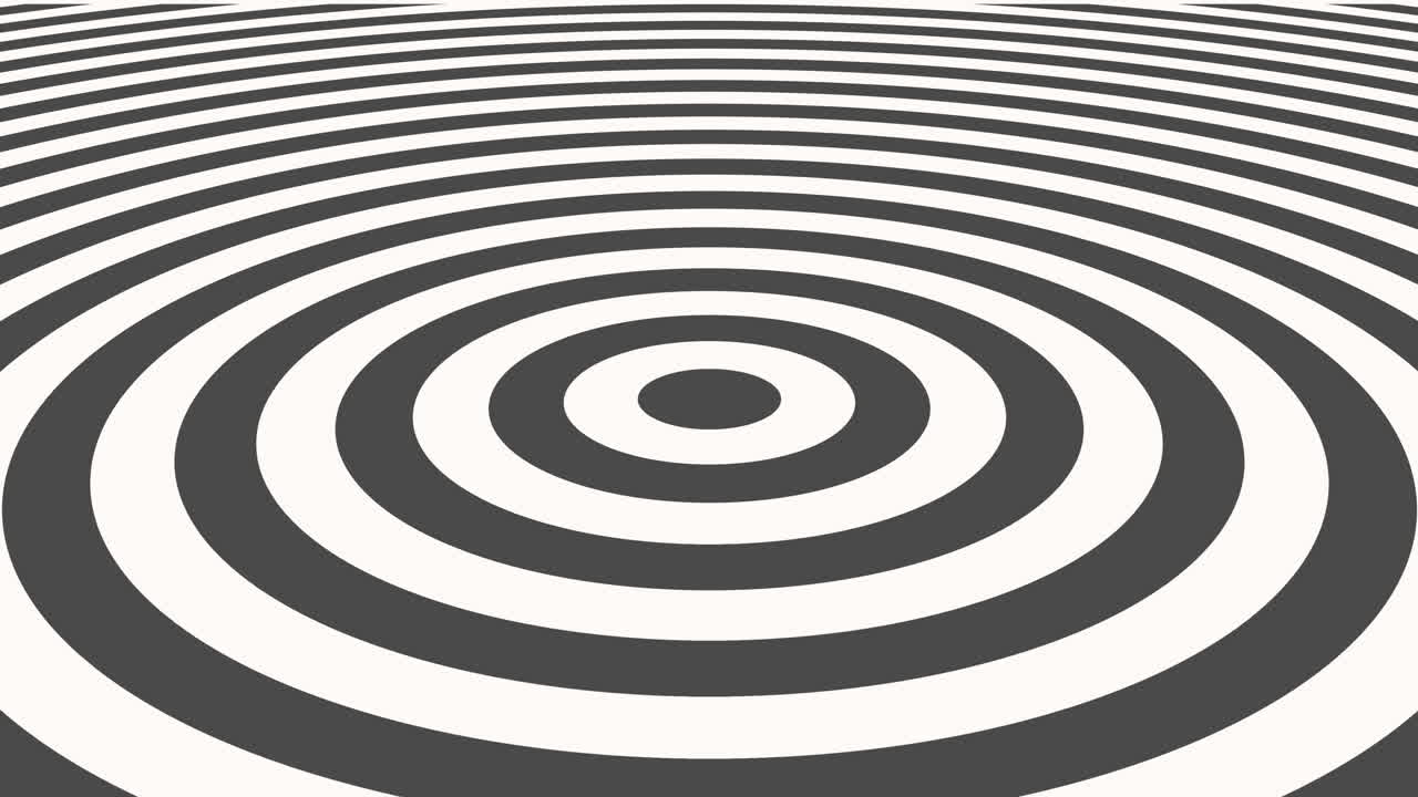 Motion intro geometric black and white spiral lines abstract background 2