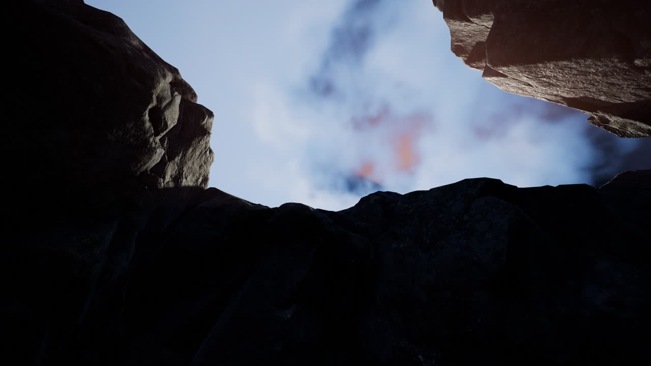 신비한 동굴 안의  ⁇ 빛