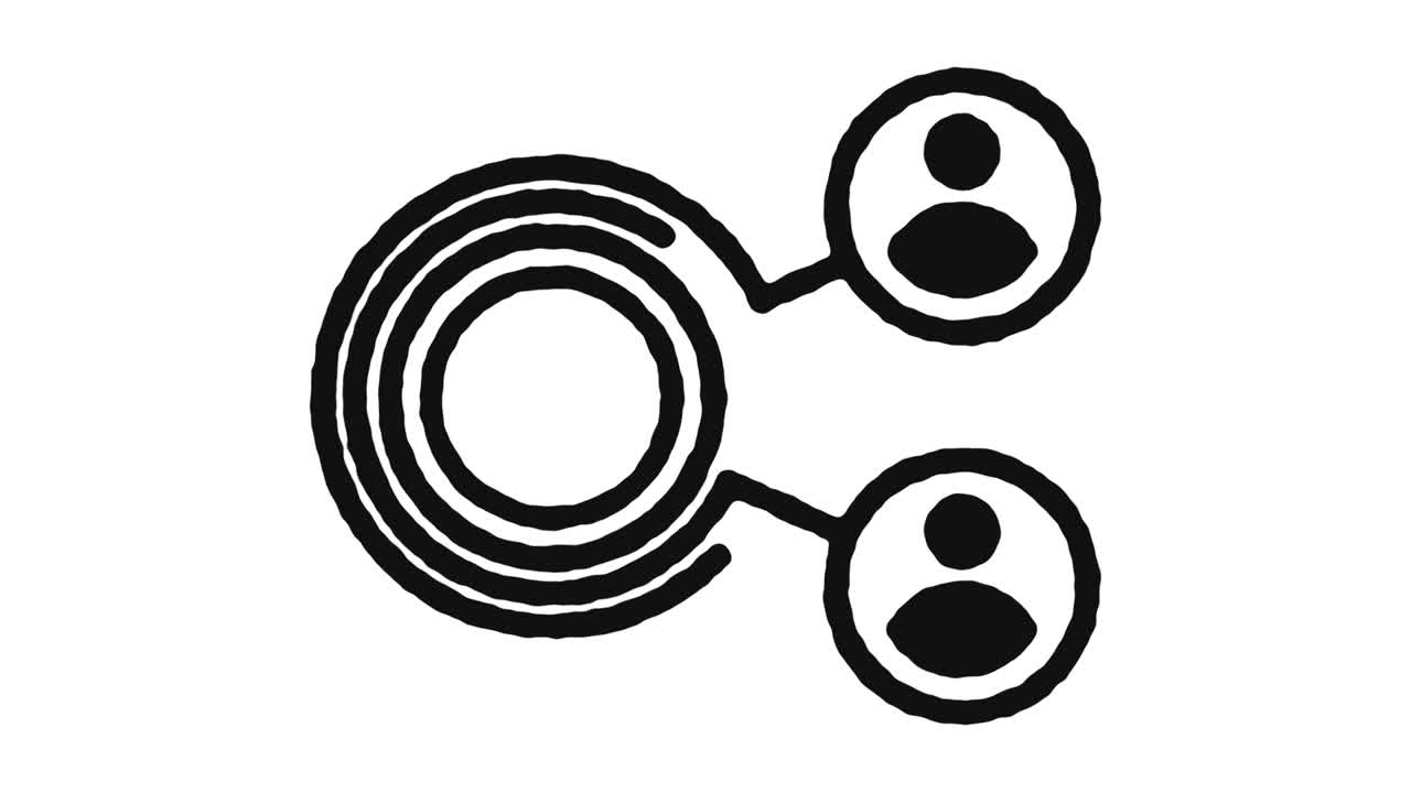 Money Exchange Icon Animation Footage & Alpha Channel