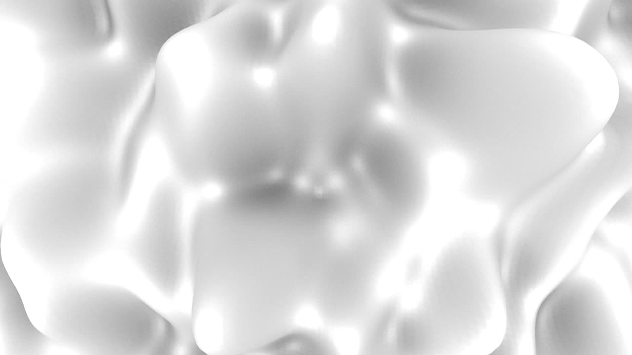 색 액체 표면에 둥근 파동, 우유 또는 크림 텍스처, 3d 렌더링 일러스트레이션, 추상화